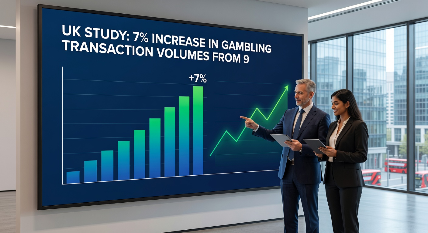 Infographic detailing survey results on UK gamblers' plans, harm indicators like chasing losses and bill coverage, alongside GamCare referral spikes in early 2026