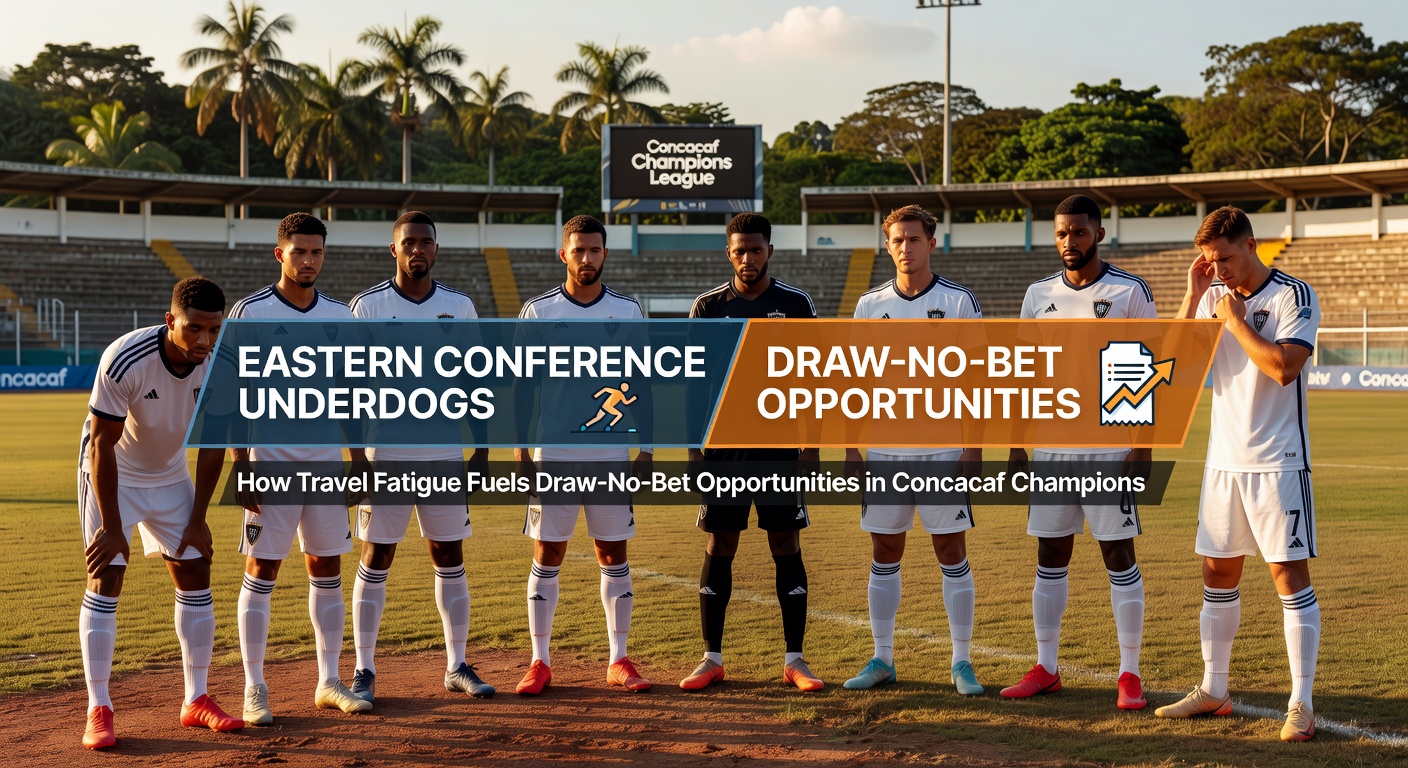 Concacaf Champions Cup match action showing a fatigued away team defending deep in the second half