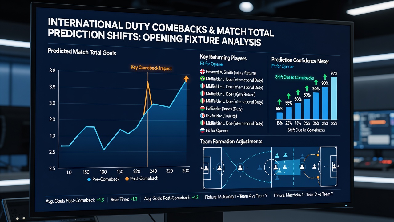 Match analysts review goal data from post-international break fixtures