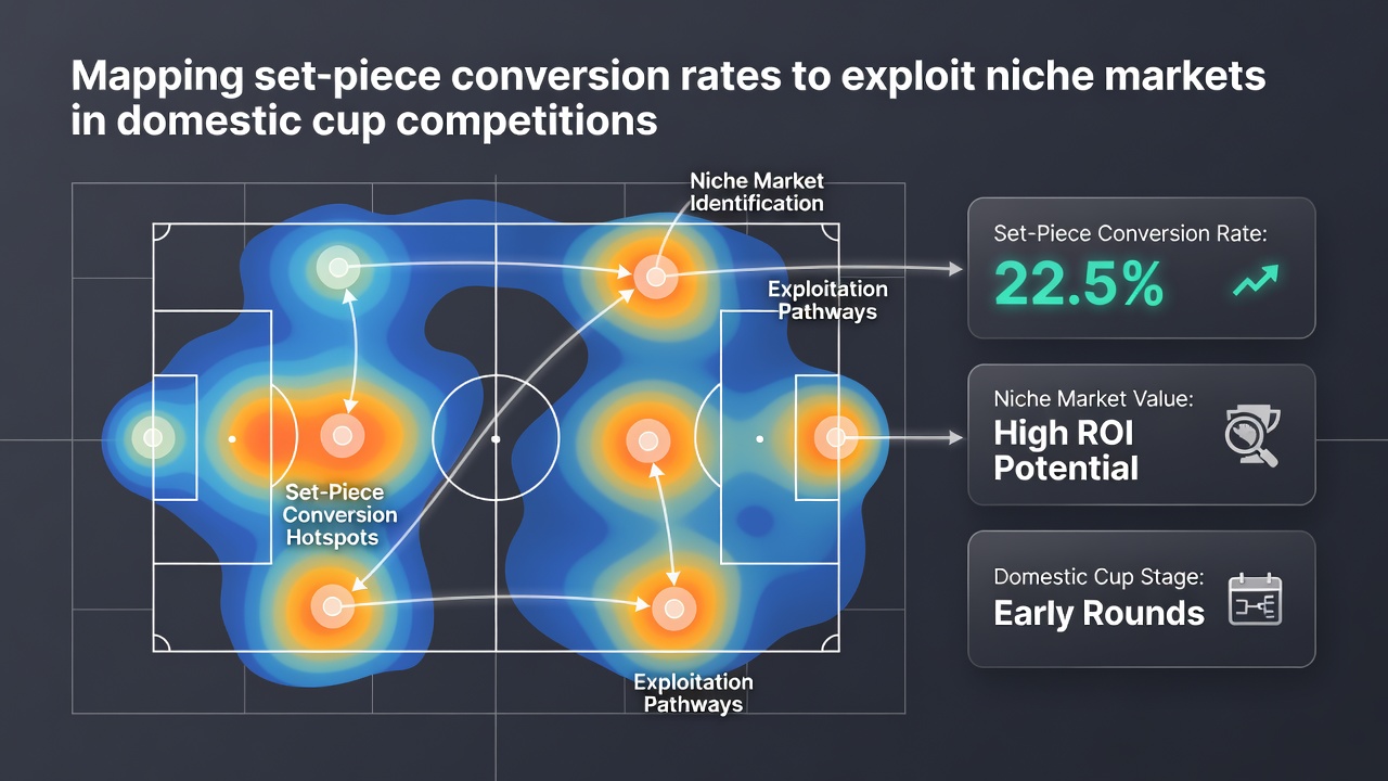 Visualization of set-piece conversion trends in cup competitions